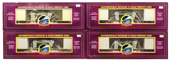(4) MTH Bessemer & Lake Erie Flat Car w/ M4 Sherman Tank