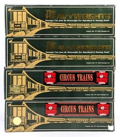 (4) K-Line Heavyweights Ringling Bros. Circus Train Cars