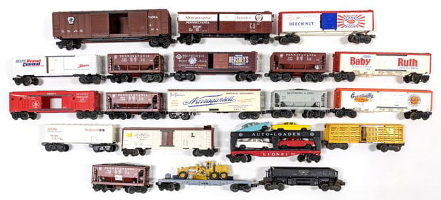(20) Miscellaneous O Gauge Train Cars