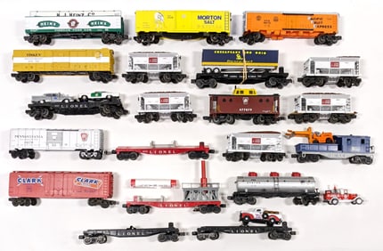 (20) Miscellaneous O Gauge Train Cars