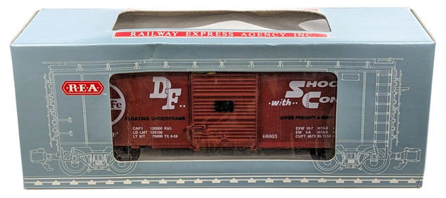 Railway Express Agency G Scale AT & SF Box Car