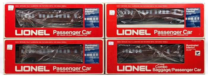 Lionel Pennsylvania Passenger Cars #9510 9513 9514 9515