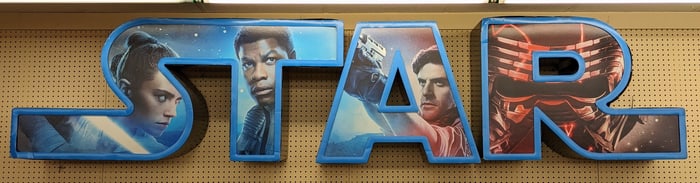 10ft Star Wars The Force Awakens 3D Store Display