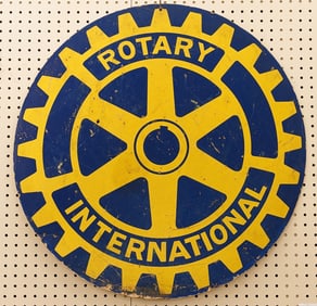 Vintage International Rotary Advertising Sign