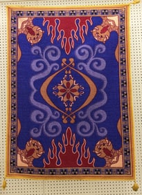 Disney?s Aladdin Magic Carpet Prop w/ Lamp