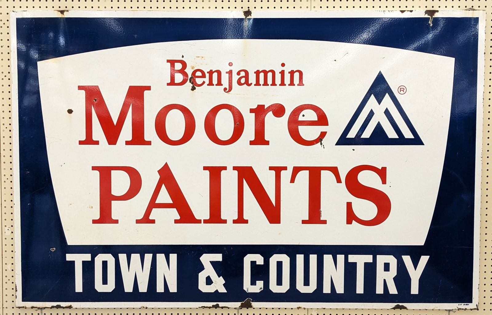 6ft Vintage SSP Benjamin Moore Paints Sign (1 of 6)