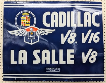 3ft SSP Cadillac V8 V16 La Salle Replica Sign