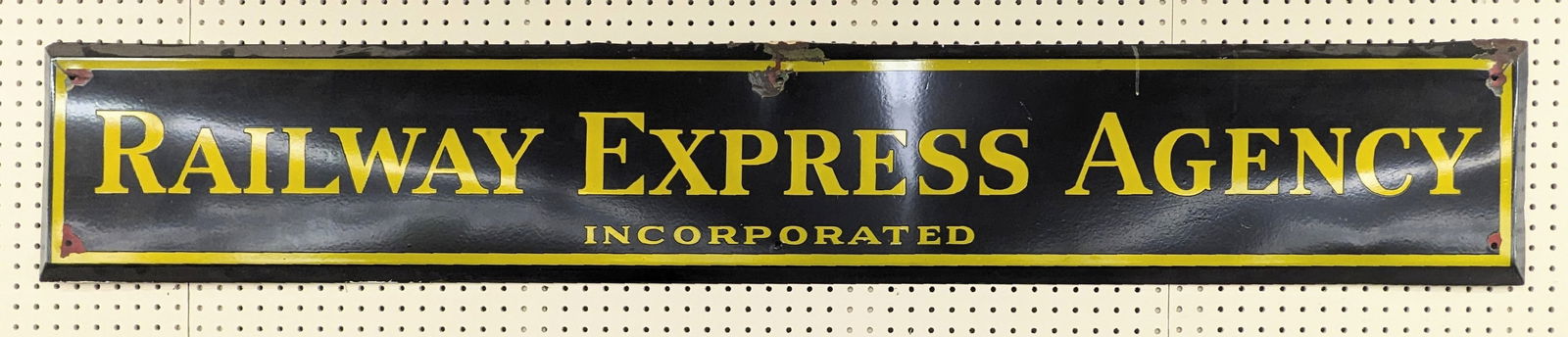 6ft Vintage SSP Railway Express Agency Sign (1 of 5)