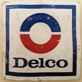 5ft Vintage SST Delco Advertising Sign