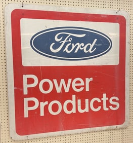 4ft Vintage DST Ford Power Products Dealer Sign