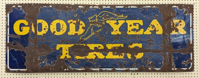 Vintage SSP Goodyear Tires Advertising Sign