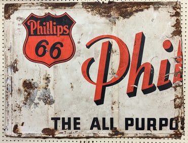 Vintage SST Phillips 66 Philgas Partial Sign