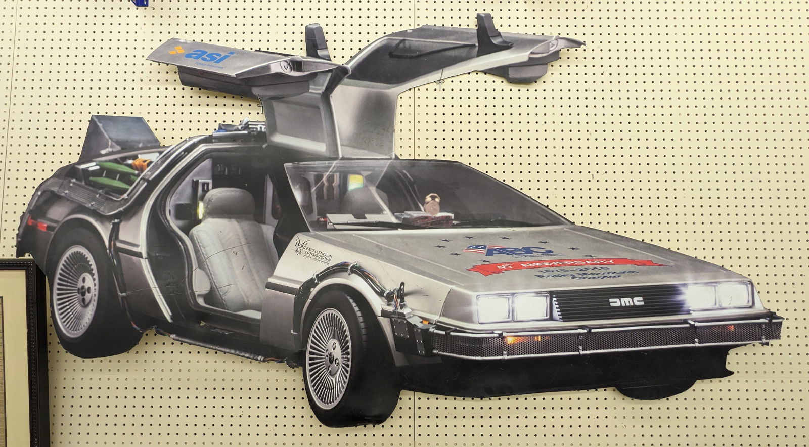 7ft Custom Back To The Future DMC Delorean Sign (1 of 6)