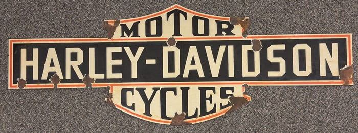 DSP Harley-Davidson Motorcycles Replica Sign