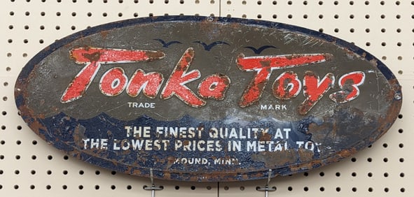 Scarce Vintage SST Tonka Toys Adv Sign
