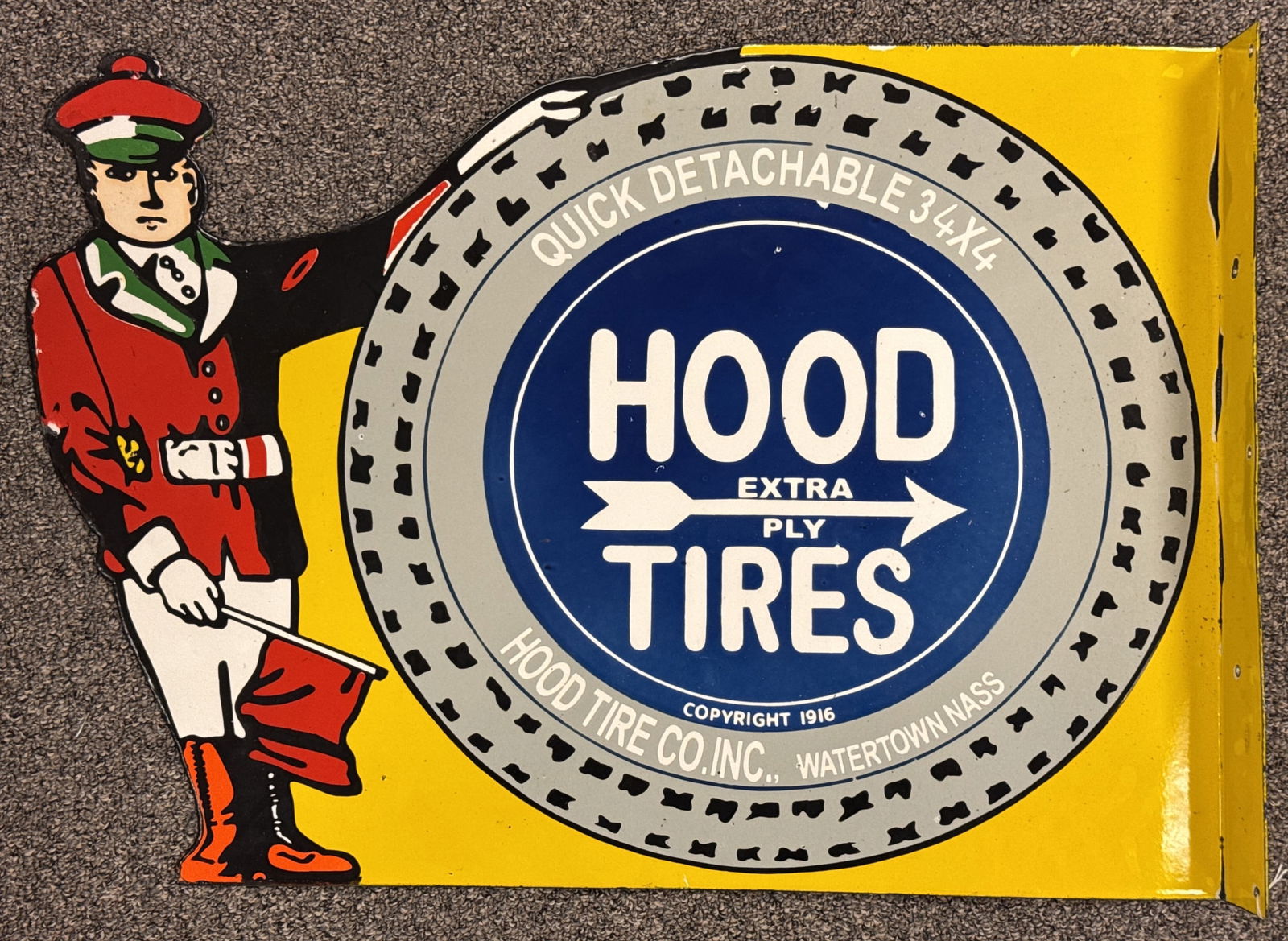 DSP Replica Hood Tires Flange Sign (1 of 7)