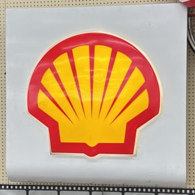 4ft Shell Lighted Service Station Sign