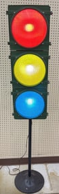Cruose-Hinds Stop Light Street Signal On Base