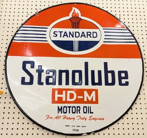 DSP Standard Oil Stanolube Motor Oil Replica Sign