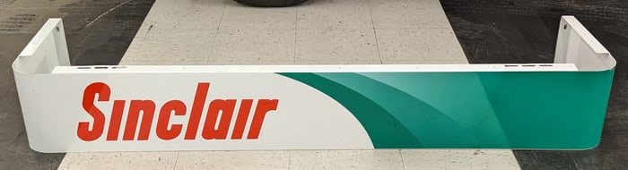 5ft Sinclair Service Station Metal Topper Sign