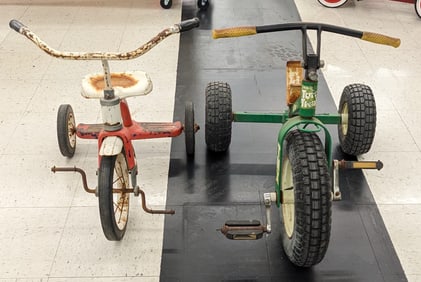 Lot Of 2 Vintage Tricycles