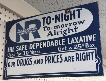 DSP Nature?s Remedy Laxative Replica Sign
