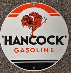 SSP Replica Hancock Gasoline Pump Plate
