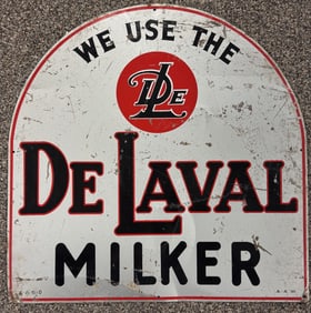 Vtg SST De Laval Milker Advertising Sign