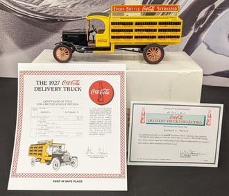 Danbury Mint Coca-Cola Ford TT Open Cab Replica Vehicle