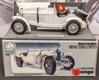 Bburago Diamonds 1931 Mercedes Benz SSKL Die Cast Model Car