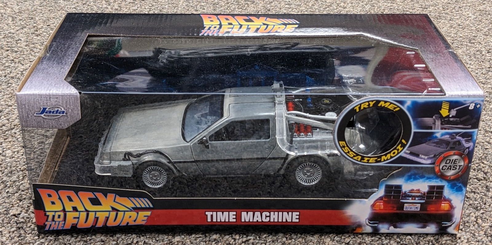 Jada Back to the Future Delorean Time Machine Die Cast Car (1 of 4)