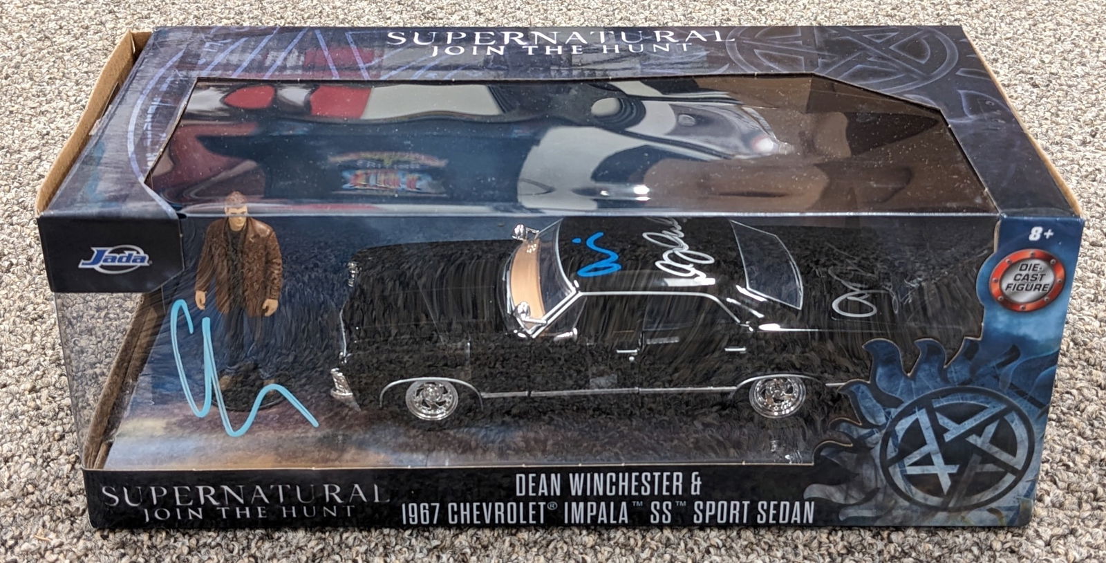 Jada Signed Supernatural 1967 Chevrolet Impala SS Die Cast Car (1 of 5)