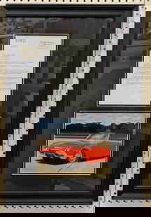Ford Motor Company Mr. Iacocca Signed Letter & Photograph: Measures 18in wide x 27in tall.