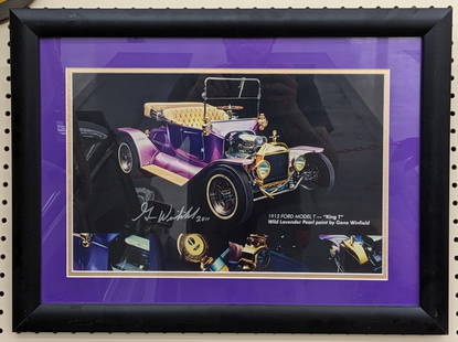 Signed Gene Winfield King T Photograph: Measures 23.5in wide x 17.5in tall.