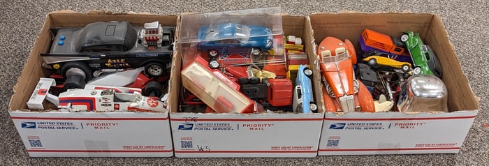 Group of Various Brand Plastic & Die Cast Model Cars