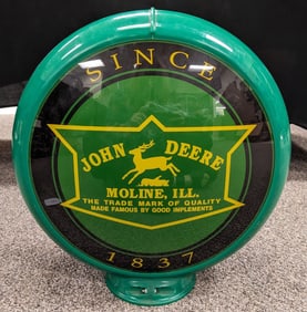 Fantasy John Deere Gas Pump Globe