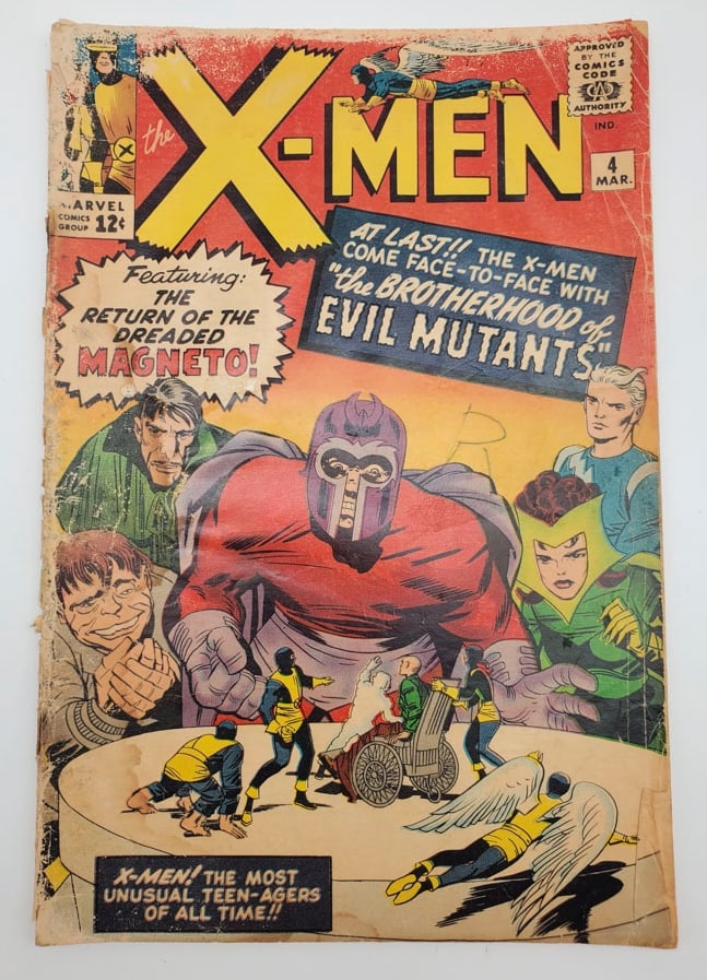 1964 Marvel Comics X-Men #4 Comic Book (1 of 13)