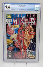 Graded CGC New Mutanta #98 Marvel Comic 9.6