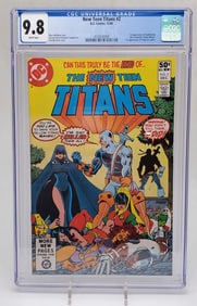 Graded CGC New Teen Titans #2 Comic 9.8