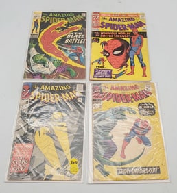 3 Amazing Spider-Man Comic Books including The Amazing Spider-Man 45, 77, and King Size 2