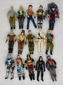 (15) 1980s Hasbro G.I. Joe 3.75in ARAH Action Figure