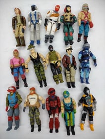 (15) 1980s Hasbro G.I. Joe 3.75in ARAH Action Figure