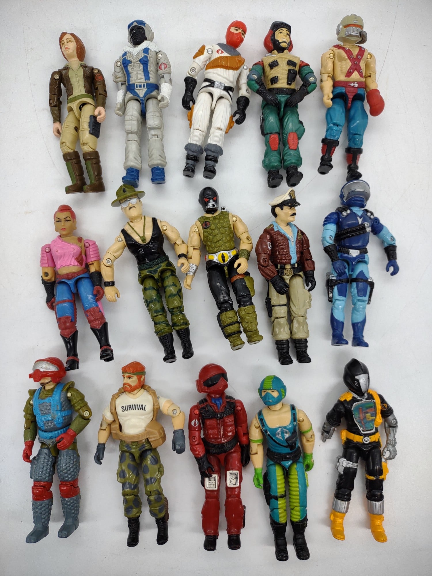(15) 1980s Hasbro G.I. Joe 3.75in ARAH Action Figure (1 of 10)