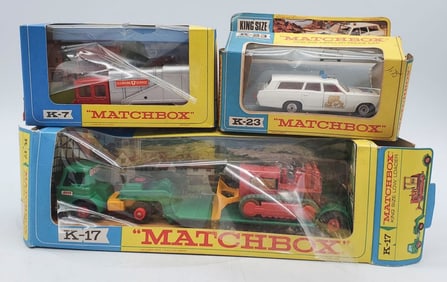 Matchbox King Size Lesney Vehicles in Boxes