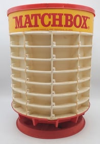 Vintage Matchbox Rotary Store Display Case.