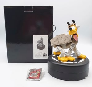 2014 Art of Disney Pluto AT AT Figure and Pin with Original Box.