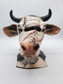 1993 Distortions Unlimited Latex Cow Bull Mask Prop