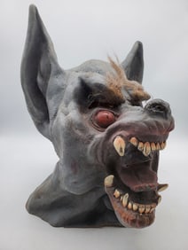 Vintage Halloween Werewolf Latex Mask