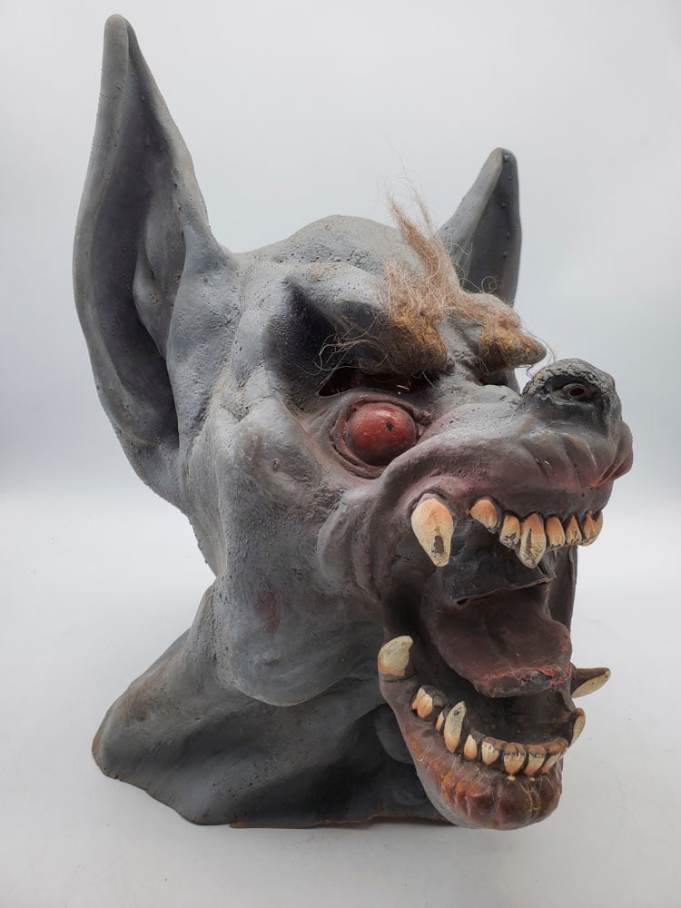 Vintage Halloween Werewolf Latex Mask (1 of 10)