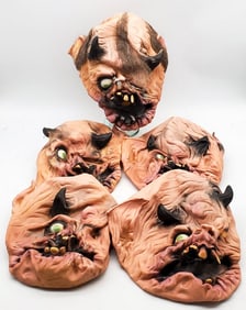 5 Original Distortion Studios Latex Masks